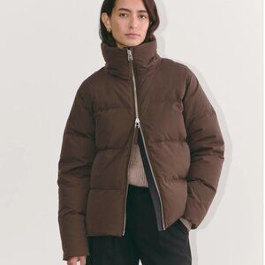 Everlane The Puffer Bomber Women's Small in Earth Brown